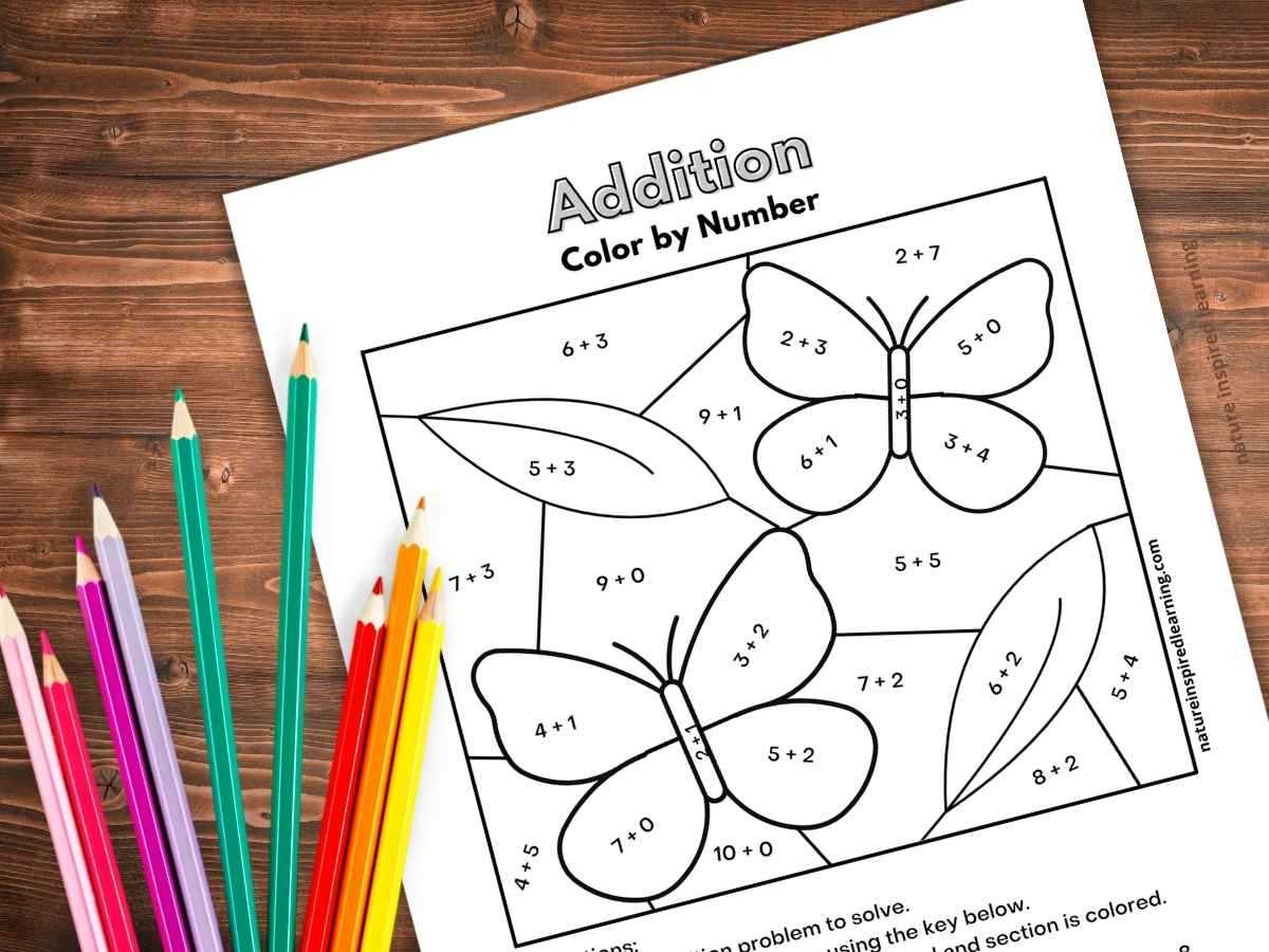 math worksheets to color