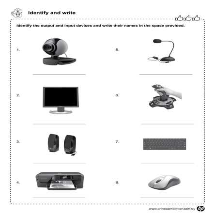 computing worksheets