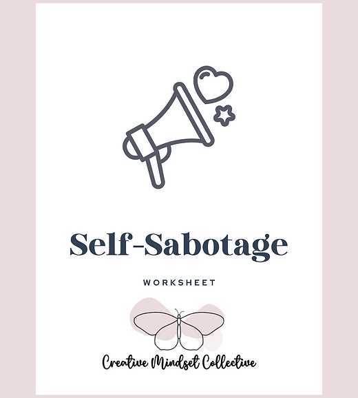 self sabotage worksheets