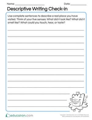 writing a check worksheet