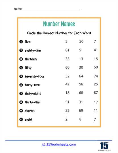 11 15 number worksheets