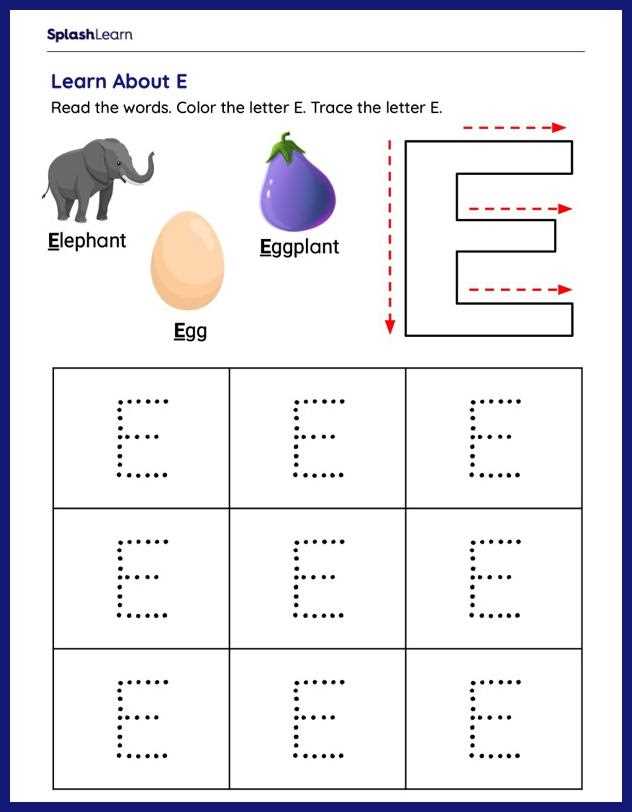 ee tracing worksheet