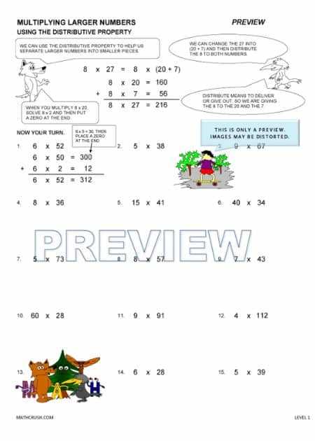 distributing worksheets
