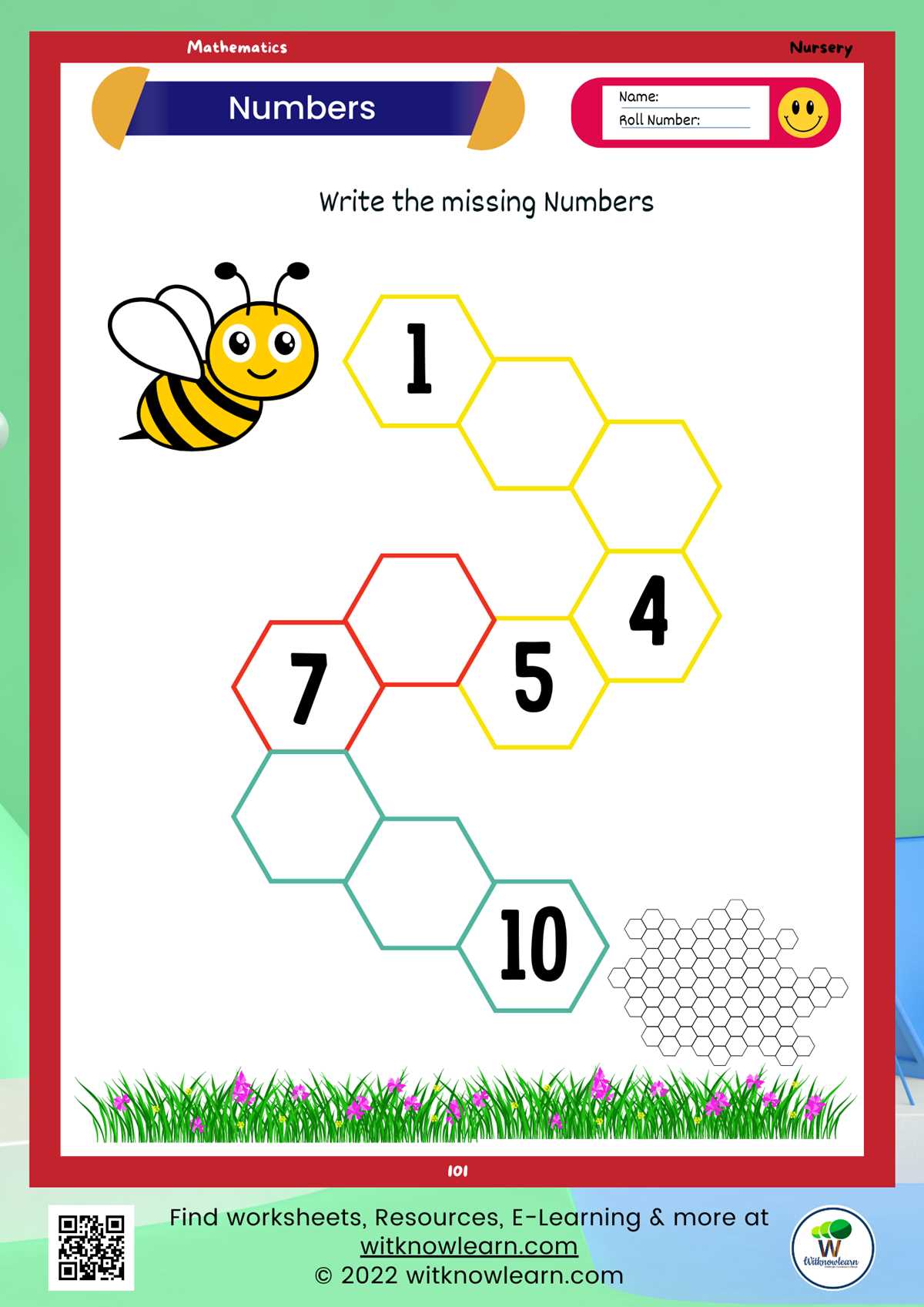 missing numbers worksheets