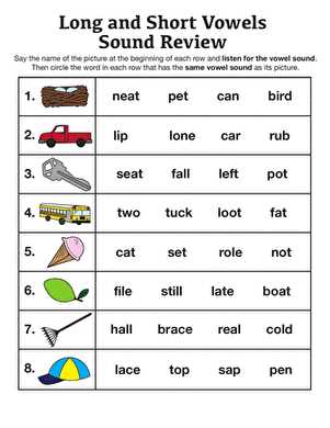 short and long o worksheets short and long o worksheets
