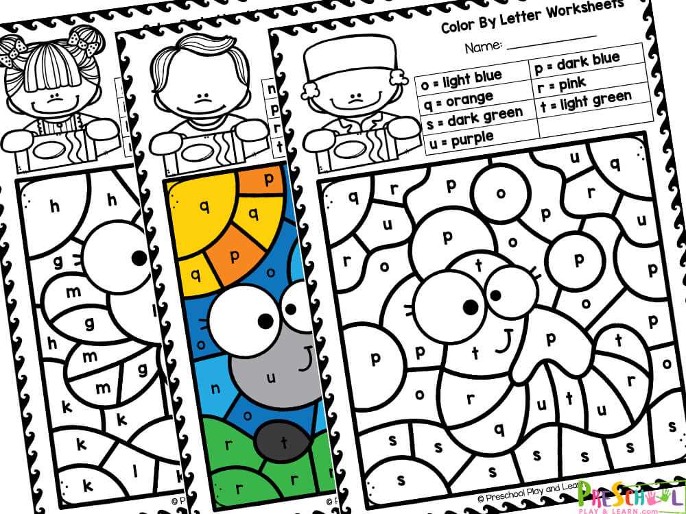letter a recognition worksheets