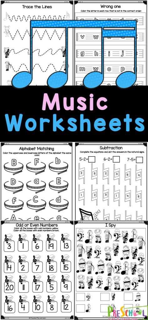 free printable music worksheets