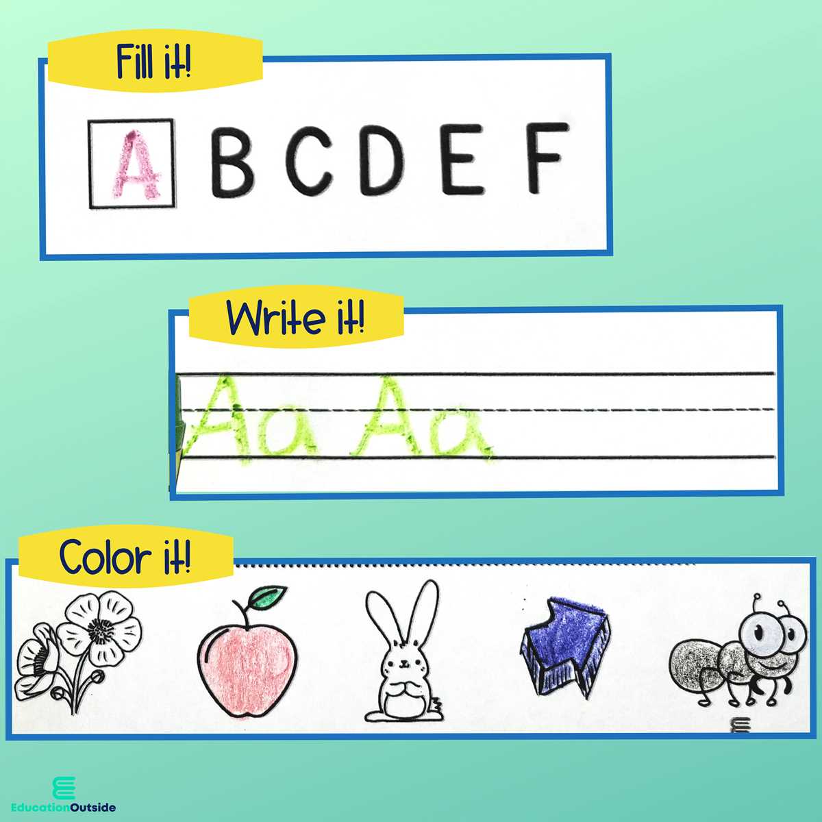 letter of the day worksheet