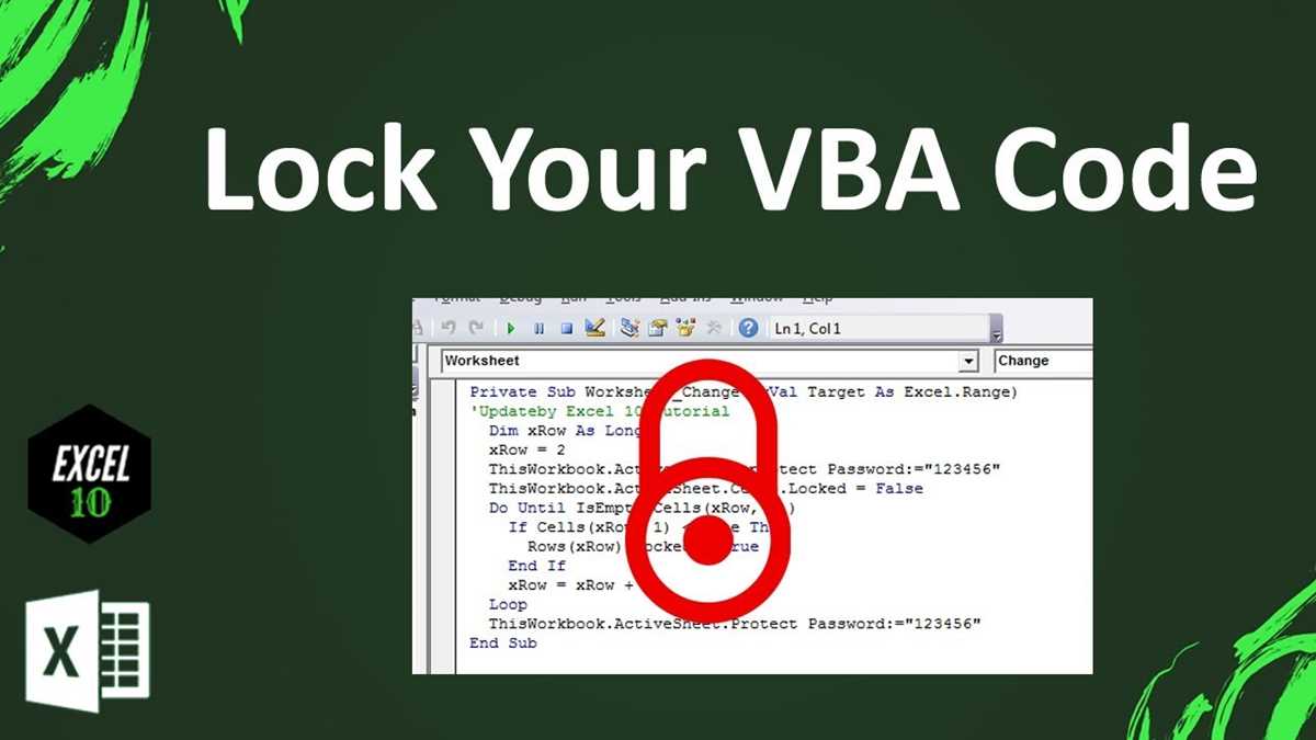 protect worksheet vba protect worksheet vba