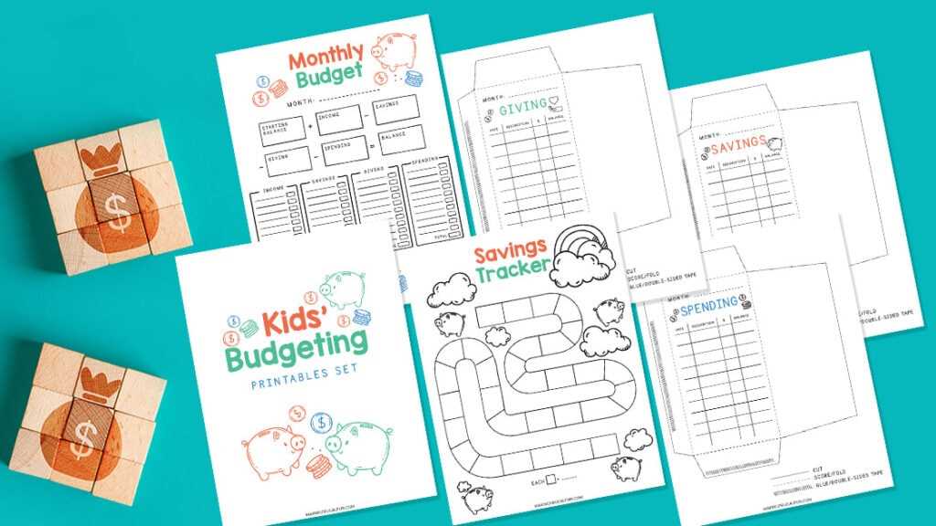 budgeting for kids worksheet