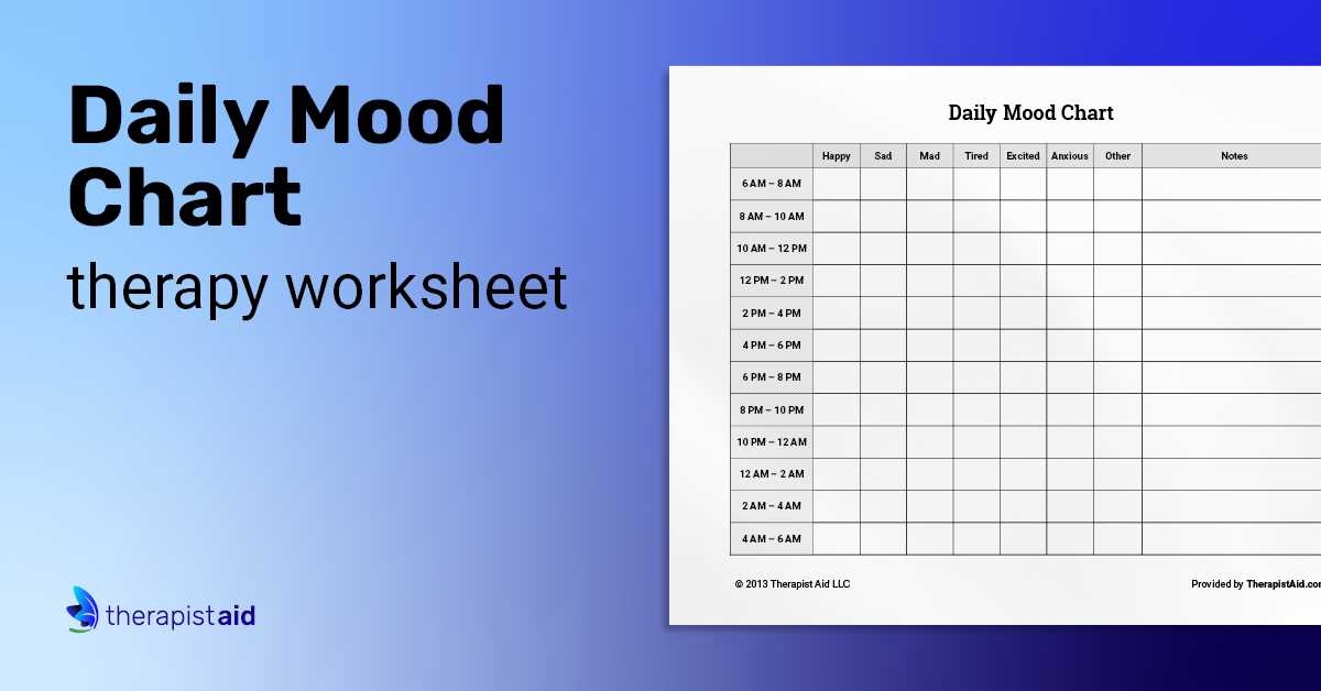 mood worksheet