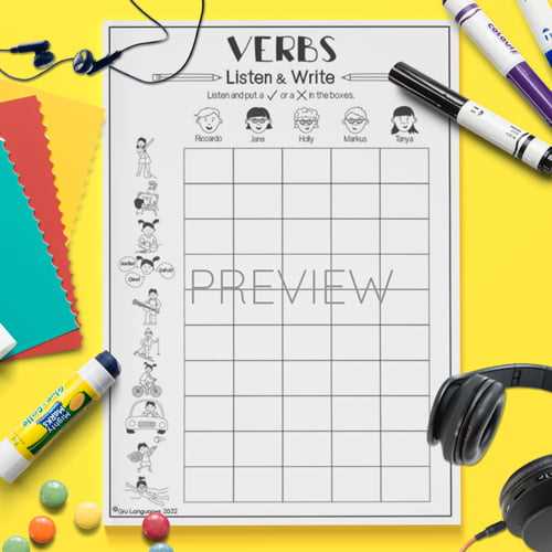 esl listening worksheets