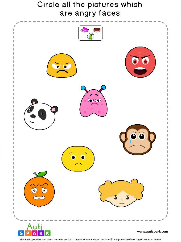 angry worksheet