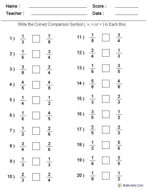 adding subtracting multiplying fractions worksheet