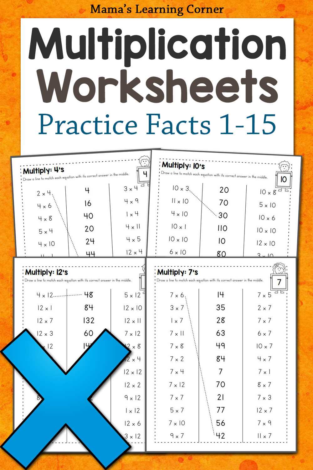 multiplication to 12 worksheets