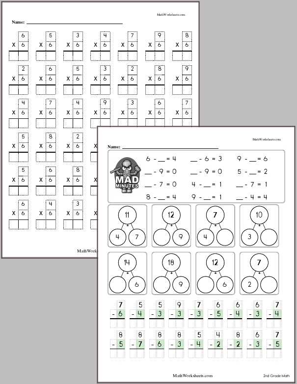 multiplication worksheets 2