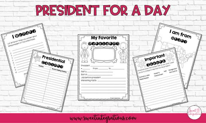 if i were president worksheet