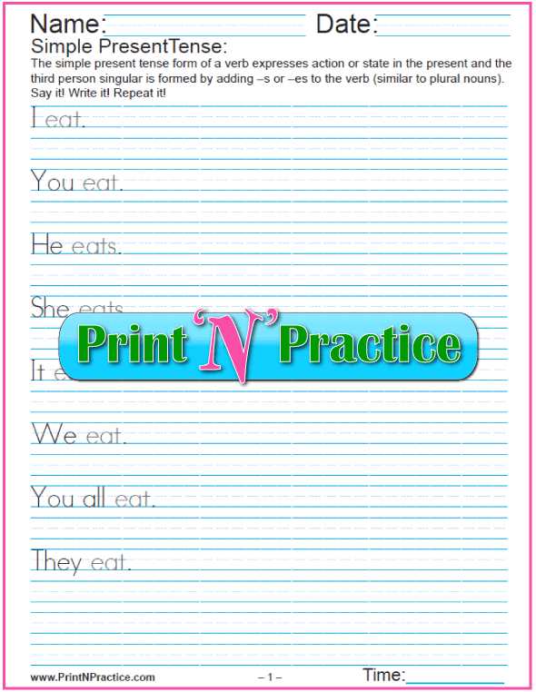 english sentence writing worksheets