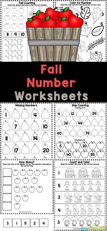 pre k math worksheet