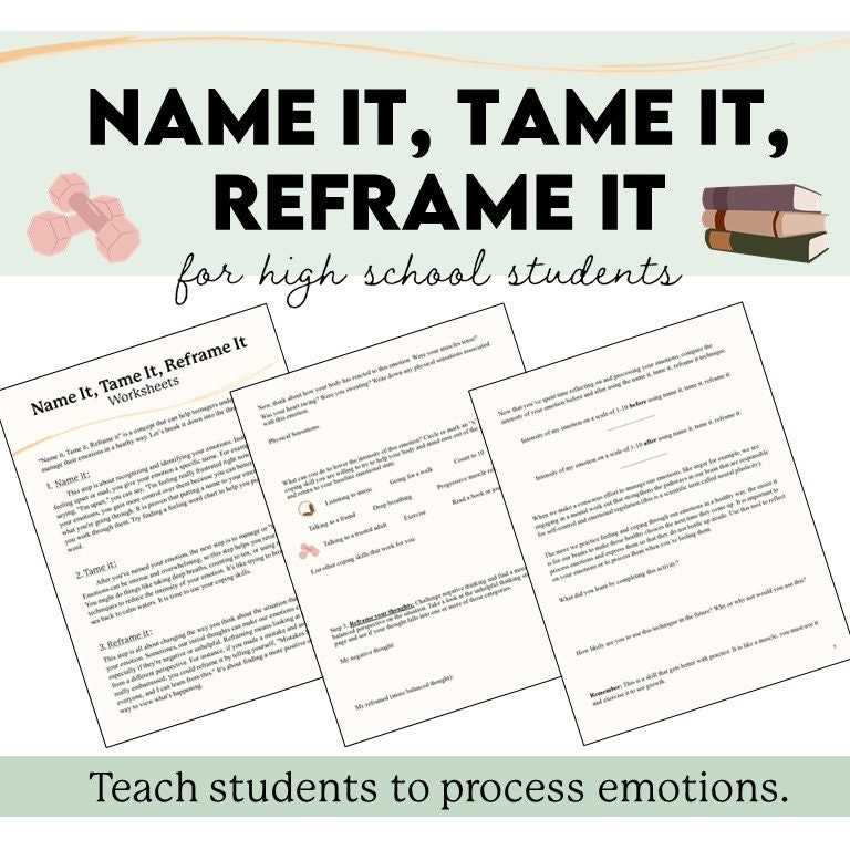 name it to tame it worksheet name it to tame it worksheet