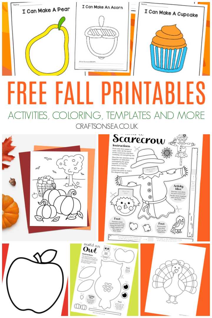 fall preschool worksheets free printable fall preschool worksheets free printable