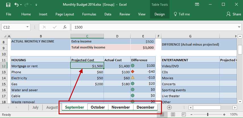 connecting worksheets in excel