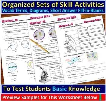 biology skills worksheet