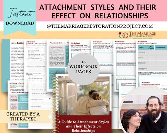 printable attachment theory worksheets