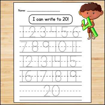printable number writing worksheets
