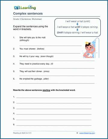 expanding sentences worksheet