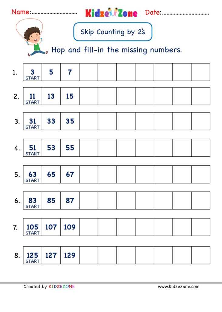 number 2 worksheet