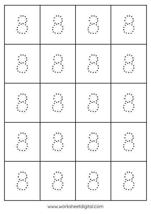 number 8 worksheet