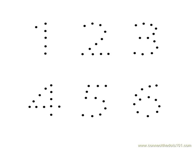 number connect the dots worksheets