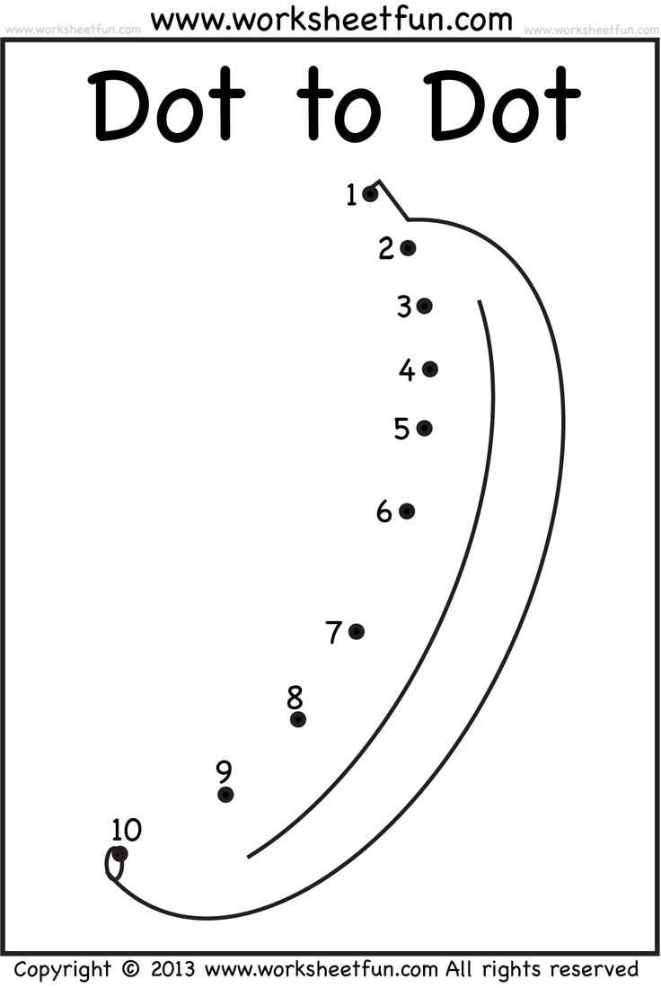 number connect the dots worksheets