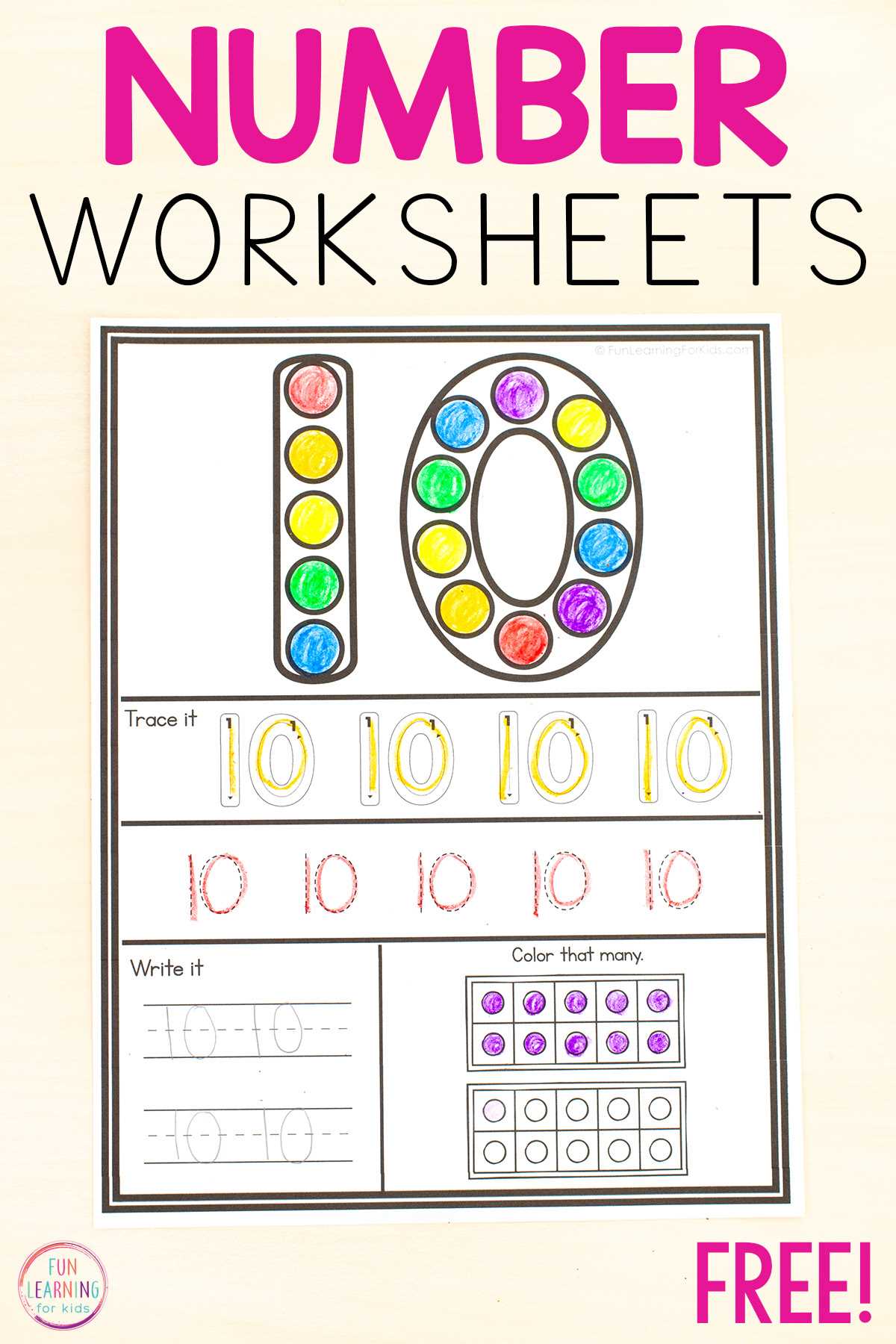 number id worksheets