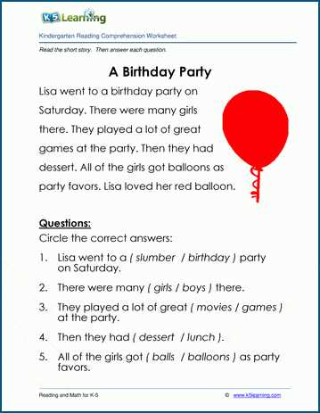nursery reading worksheets
