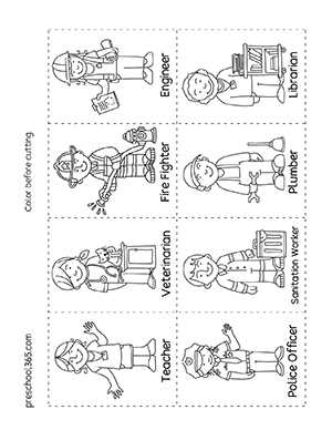 community helpers preschool worksheets