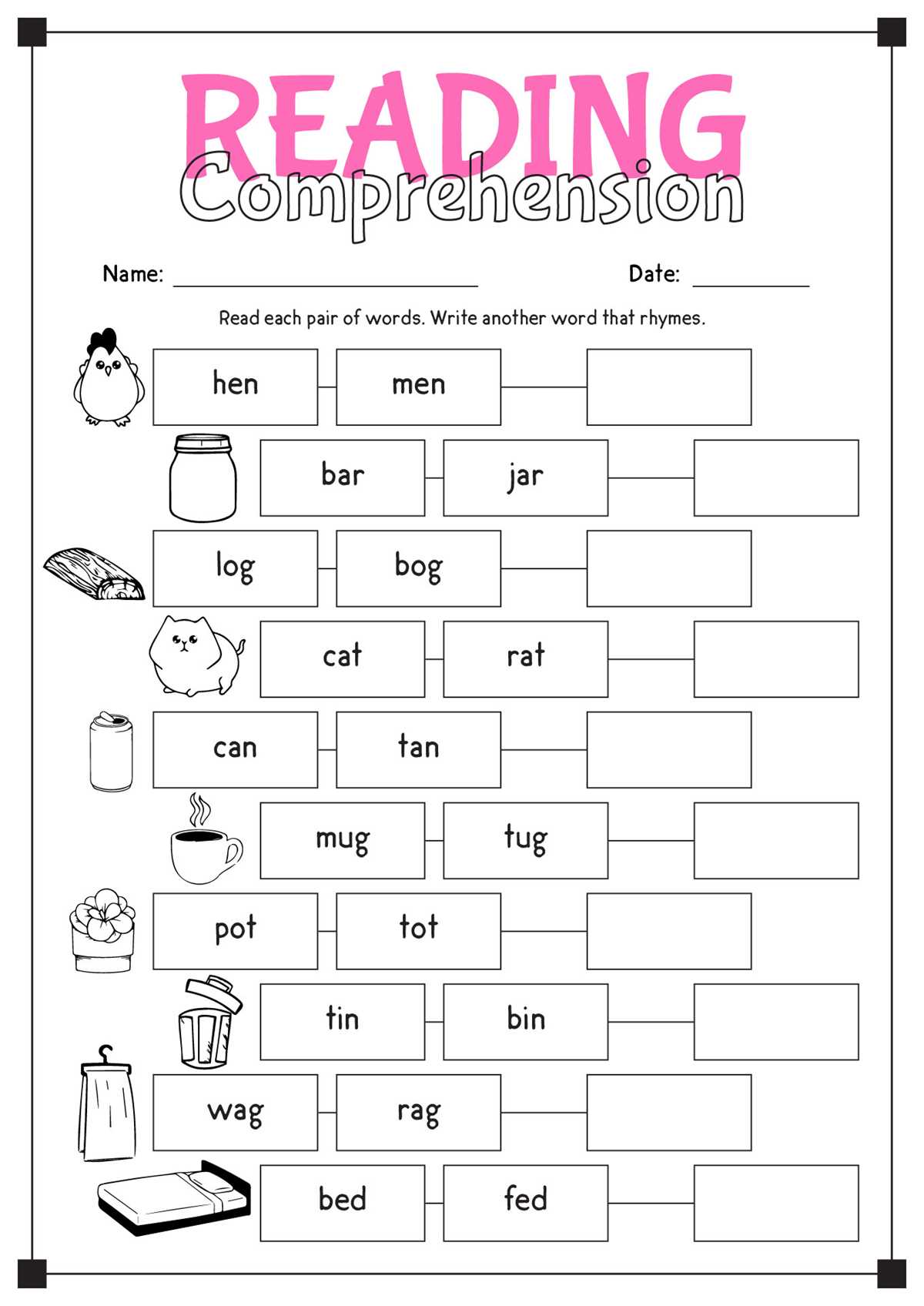 basic english reading worksheets