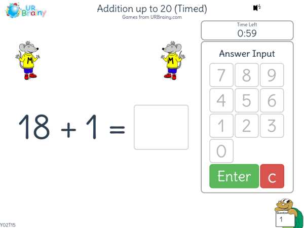 addition timed worksheets