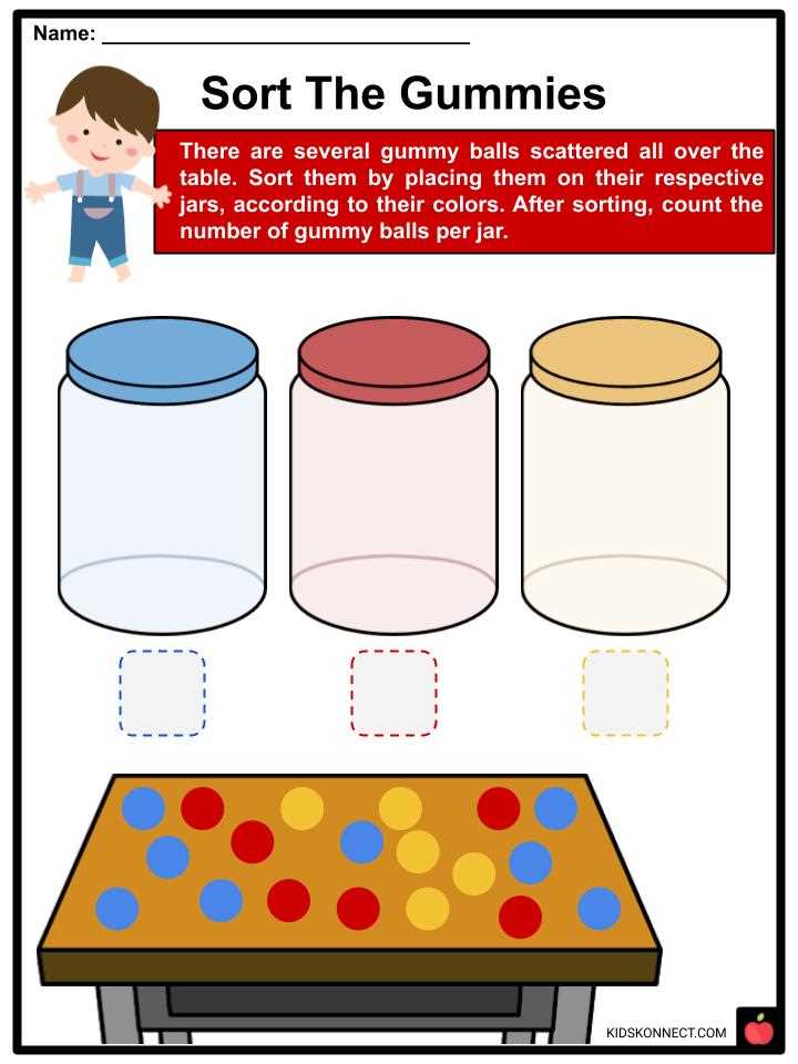 classifying things worksheet for kindergarten