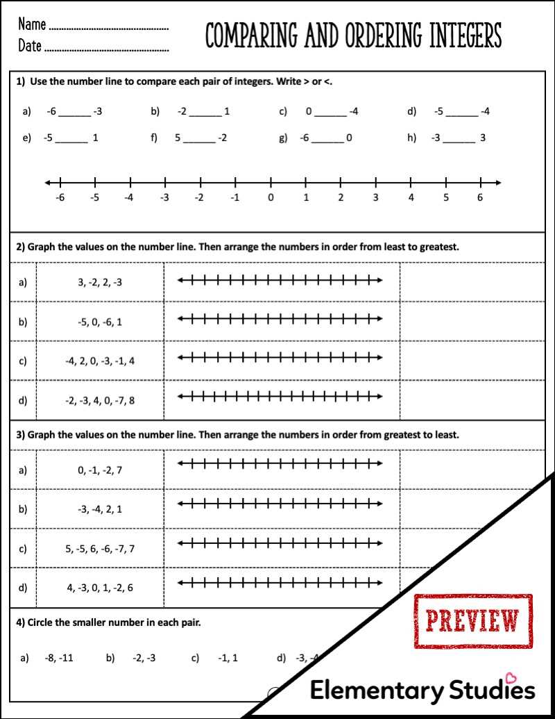 6th grade absolute value worksheets