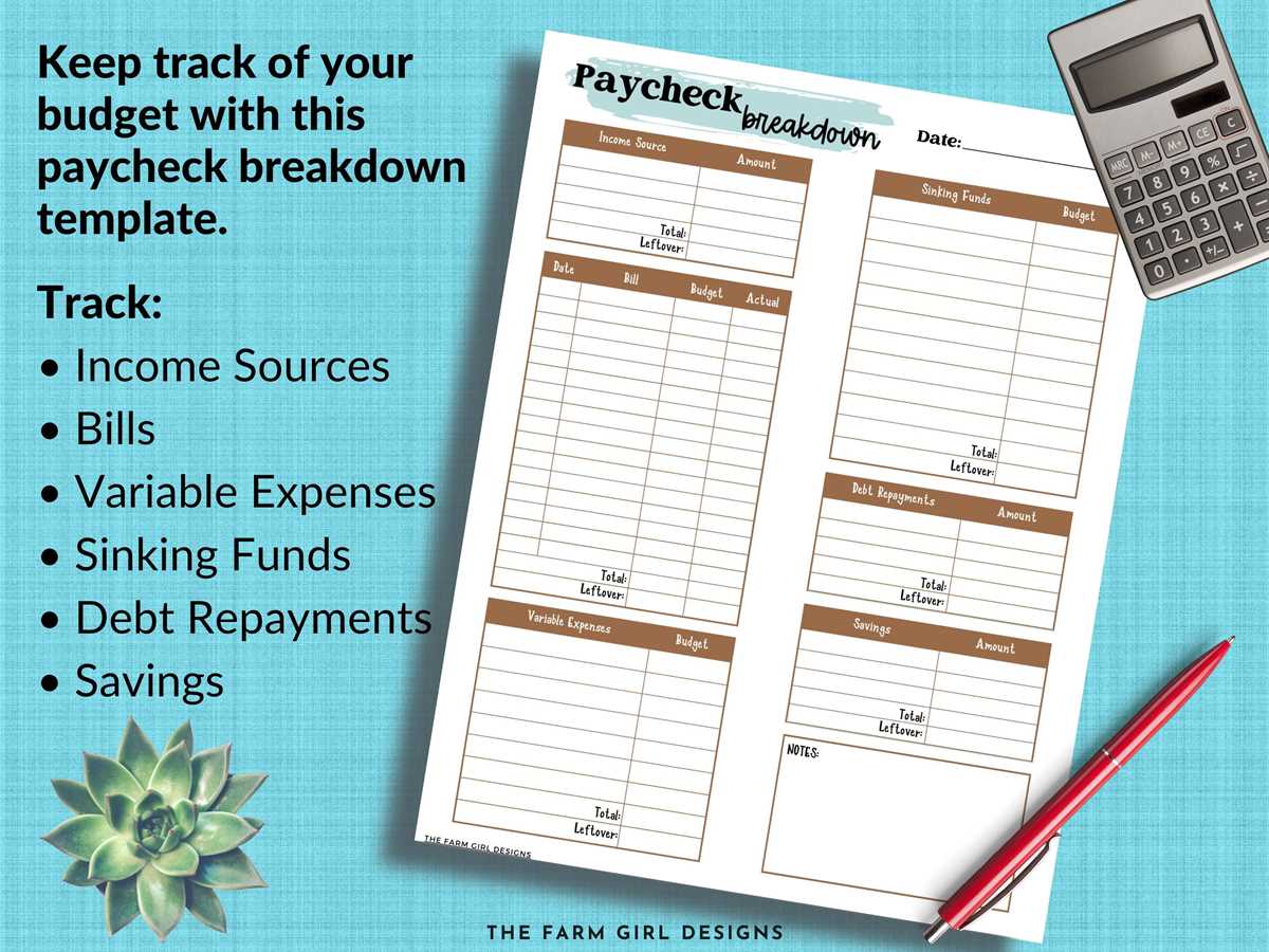 farm income worksheet