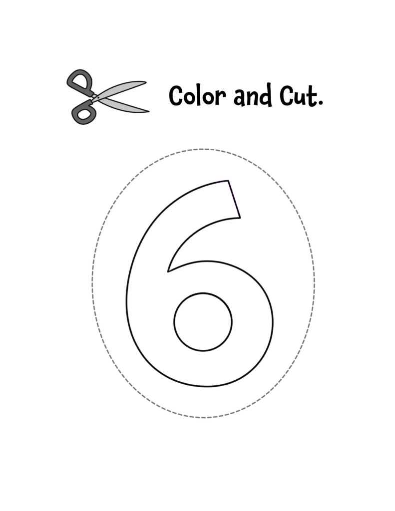 worksheet on number 6