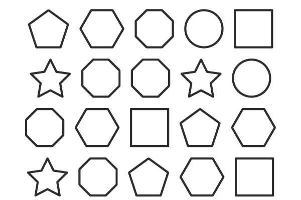 octagon worksheets for preschool