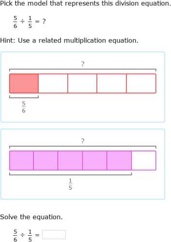 dividing fractions models worksheet
