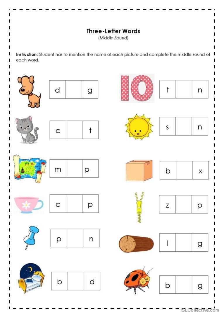 3 words worksheet