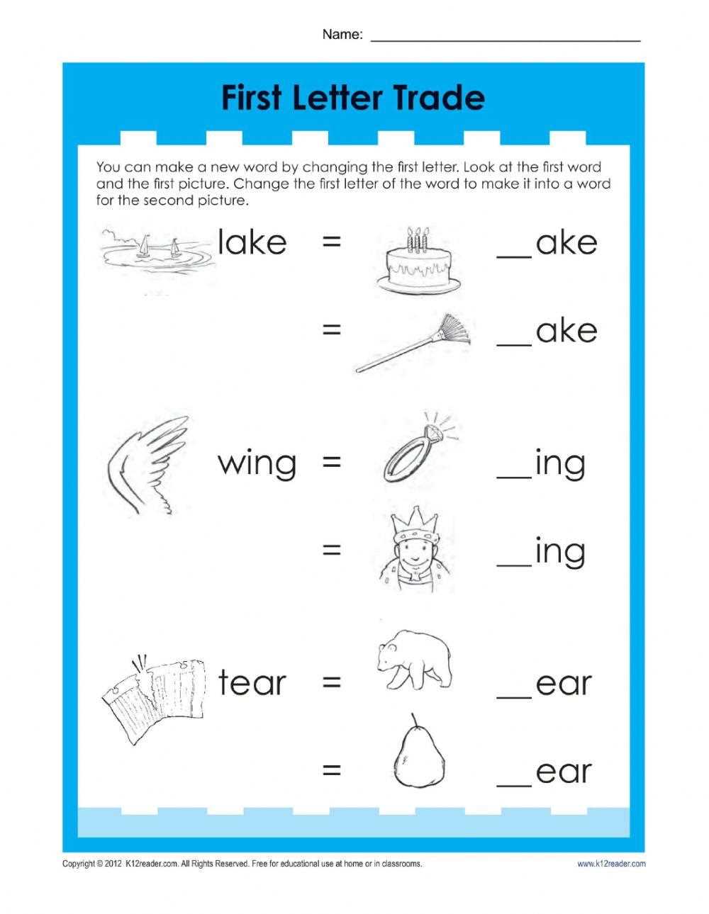 phonemes worksheets