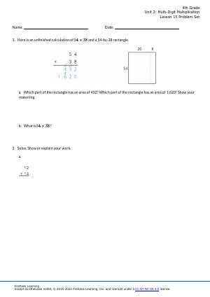 eureka math grade 4 worksheets
