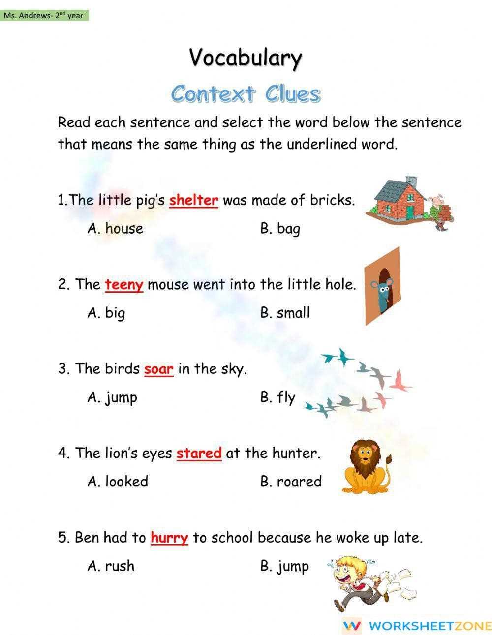 context clues worksheets grade 3 context clues worksheets grade 3