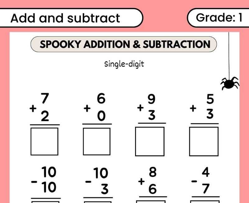 addition worksheet grade 1